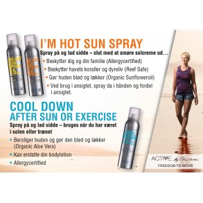 Feel Hot and Cool Down - Suncare 